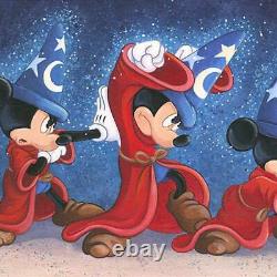 Disney Fine Art St. Laurent The Sorcerers Spell Framed Limited Edition Canvas