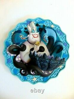 Disney Little Mermaid Limited Edition 3D Plate Ursulas Spell 0740/15000