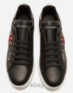 Dolce & Gabbana Trainers Sneakers Size UK 7 Portifino Sacred Heart Patch