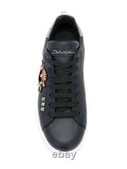 Dolce & Gabbana Trainers Sneakers Size UK 7 Portifino Sacred Heart Patch