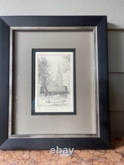 Don Swann Etching St. Anne's Church Annapolis Maryland Signed Limited Edition 23