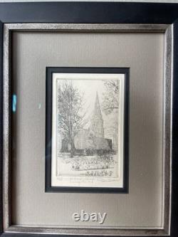 Don Swann Etching St. Anne's Church Annapolis Maryland Signed Limited Edition 23