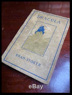Dracula by Bram Stoker Hardback 1899 1st US Edition First Printing Piece History