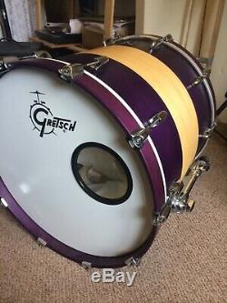 Drum Kit 3 Piece Gretsch Renown Maple Limited Edition Purple AND Hardcase Cases