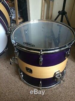 Drum Kit 3 Piece Gretsch Renown Maple Limited Edition Purple AND Hardcase Cases