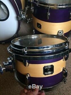 Drum Kit 3 Piece Gretsch Renown Maple Limited Edition Purple AND Hardcase Cases