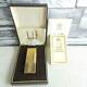 Dunhill Gas Lighter Limited Edition 500 Pieces Gold Box Vtg Vintage