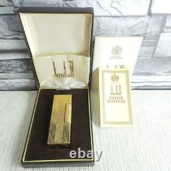 Dunhill Gas Lighter Limited Edition 500 Pieces Gold BOX VTG Vintage