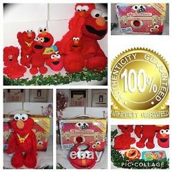 Elmo Limited Edition Stuffed Animals With Kids CD Player & More 15 Piece Lot