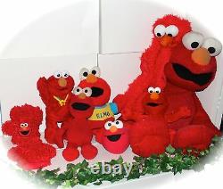 Elmo Limited Edition Stuffed Animals With Kids CD Player & More 15 Piece Lot