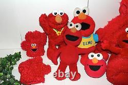 Elmo Limited Edition Stuffed Animals With Kids CD Player & More 15 Piece Lot