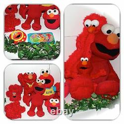 Elmo Limited Edition Stuffed Animals With Kids CD Player & More 15 Piece Lot