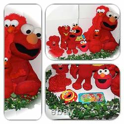 Elmo Limited Edition Stuffed Animals With Kids CD Player & More 15 Piece Lot