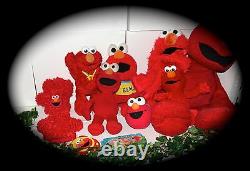 Elmo Limited Edition Stuffed Animals With Kids CD Player & More 15 Piece Lot