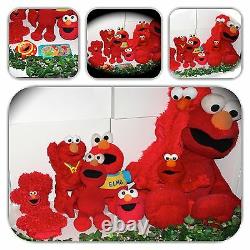 Elmo Limited Edition Stuffed Animals With Kids CD Player & More 15 Piece Lot