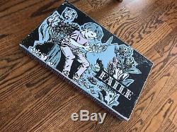 FAILE Original Piece /Kid With Flowers On Wood