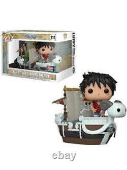 FUNKO Pop one piece Luffy With Going Merry 111 Fall Convention Limited Edition