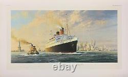 Farewell America by Robert Taylor, signed limited edition art print Queen Mary