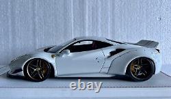 Ferrari 488 Pista Liberty Walk Pearl White. Ltd To 50 Pieces