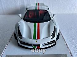Ferrari 488 Pista Liberty Walk Pearl White. Ltd To 50 Pieces