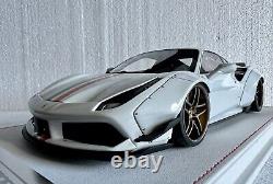 Ferrari 488 Pista Liberty Walk Pearl White. Ltd To 50 Pieces