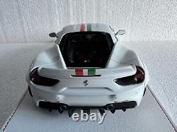 Ferrari 488 Pista Liberty Walk Pearl White. Ltd To 50 Pieces