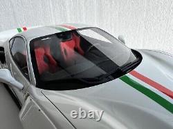 Ferrari 488 Pista Liberty Walk Pearl White. Ltd To 50 Pieces