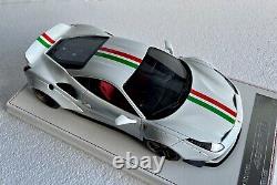 Ferrari 488 Pista Liberty Walk Pearl White. Ltd To 50 Pieces