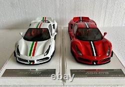 Ferrari 488 Pista Liberty Walk Pearl White. Ltd To 50 Pieces