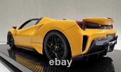 Ferrari 488 Pista Spider Giallo Tristrat Pearl Metallic Ltd No 20 Of 30 Pieces