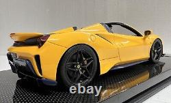 Ferrari 488 Pista Spider Giallo Tristrat Pearl Metallic Ltd No 20 Of 30 Pieces