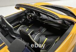 Ferrari 488 Pista Spider Giallo Tristrat Pearl Metallic Ltd No 20 Of 30 Pieces