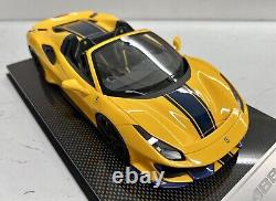 Ferrari 488 Pista Spider Giallo Tristrat Pearl Metallic Ltd No 20 Of 30 Pieces