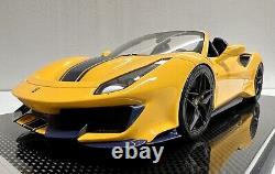 Ferrari 488 Pista Spider Giallo Tristrat Pearl Metallic Ltd No 20 Of 30 Pieces