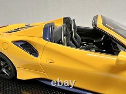 Ferrari 488 Pista Spider Giallo Tristrat Pearl Metallic Ltd No 20 Of 30 Pieces