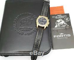 Fortis Cosmonauts 18ct Gold Chronograph GMT Limited Edition No 099/only100pieces