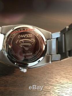 Fossil Superman Returns Watch (#ll1050) Htf Limited To 500 Pieces Cib