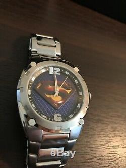 Fossil Superman Returns Watch (#ll1050) Htf Limited To 500 Pieces Cib