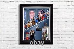 Framed limited edition print/ Best of the USA by Dirty Hans