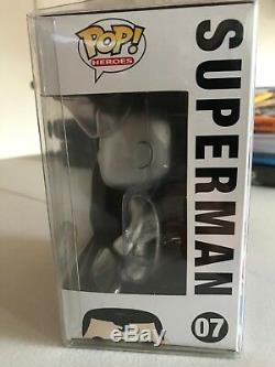 Funko POP Heroes DC Superman Silver chrome 07 Limited edition 144 pieces Vinyl