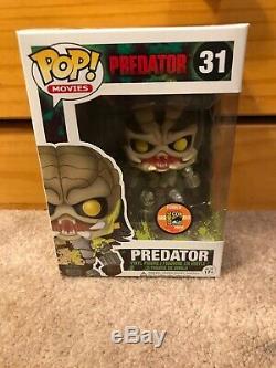 Funko POP! The Predator Bloody 2013 SDCC Limited Edition 1008 Piece With Pop Stack