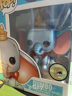 Funko Pop Disney 2013 Sdcc Metallic Dumbo 480 Pieces Limited Edition Comic Con