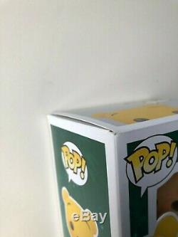 Funko Pop Disney Winnie The POOH FLOCKED SDCC 2012 Comic Con LE 480 Piece Ltd