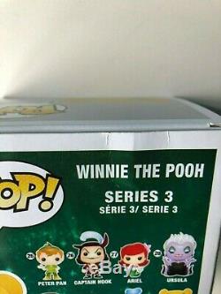 Funko Pop Disney Winnie The POOH FLOCKED SDCC 2012 Comic Con LE 480 Piece Ltd