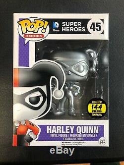 Funko Pop Harley Quinn Silver SUPER RARE limited Edition 144 Pieces