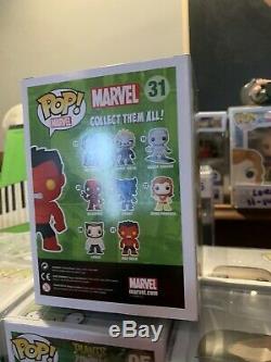 Funko Pop Metallic Red Hulk #31 SDCC 2013 Limited Edition 480 pieces