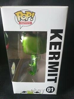 Funko Pop! Muppets! Kermit #01 Metallic SDCC 2013 Limited Edition 480 pieces