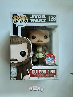 Funko Pop Qui Gon Jinn 2016 Nycc Comic Con 2000 Pieces Limited Edition Nib