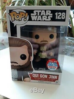 Funko Pop Qui Gon Jinn 2016 Nycc Comic Con 2000 Pieces Limited Edition Nib