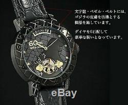 Godzilla 60th Anniversary Wrist Watch 1954 pieces LTD Collectible RARE Japan F/S